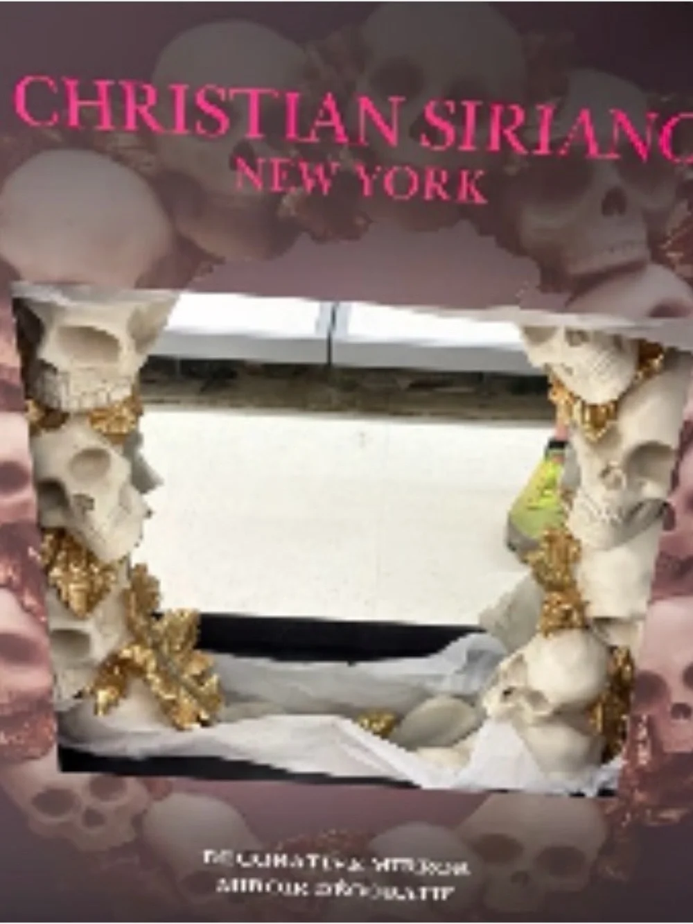 Christian Siriano ornate round